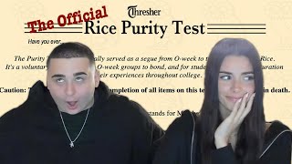 Lacy amp Darla Do The Rice Purity Test [upl. by Richer63]