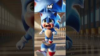 La TRISTE Historia De SONIC Te Fascinará 😍 shorts comedia ia sonic [upl. by Drarig]