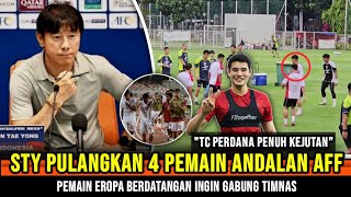 TC PERDANA TIMNAS PENUH KEJUTAN  STY Pulangkan 4 Pemain Andalan AFF  Pemain Eropa Berdatangan [upl. by Solotsopa]