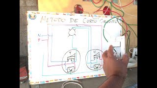 METODO DE CORTO CIRCUITO interruptores de escalera [upl. by Ayota]