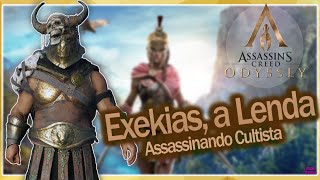 Assassins Creed Odyssey  Culto  Exekias a Lenda Gameplay PS4PRO PTBR [upl. by Lazaro]