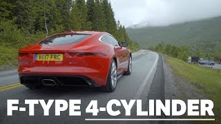 Jaguar FType FourCylinder Pure Engine And Exhaust Noise [upl. by Yleen]