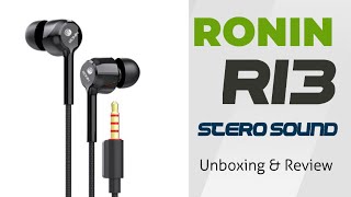 Ronin R13  Stero Sound Handsfree  Ronin Pakistan  Best Quality Handsfree  Stereo Sound [upl. by Ehcnalb]