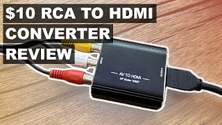 10 RCA AV to HDMI converter – quick review [upl. by Eckardt]