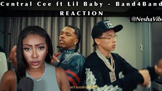 CENTRAL CEE FT LIL BABY  BAND4BAND  REACTION [upl. by Basilius]