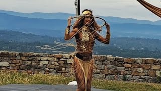 Ardeche slackline festival 2023 Whirl Whirl whirl 30 min solo show by Anna Mur [upl. by Ardekan]