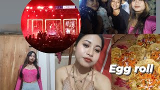 Egg roll🤤🤤 Shaan astabal live concert cat susma ❤️🥀 [upl. by Damicke493]