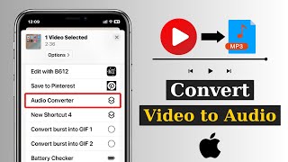 How To Convert Video to Audio on iPhone mp4 to mp3  Video to MP3 Converter on iOS 18 [upl. by Ruella]