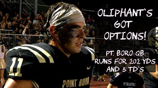 Point Pleasant Boro 42 Colts Neck 20  Week 0 Highlights  Matt Oliphant 202 yards 3 TDs [upl. by Aynnek]