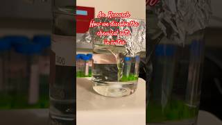 Dissolving chemical salts in water using magnetic stirrer scienceshorts scienceexperiment [upl. by Ghassan]