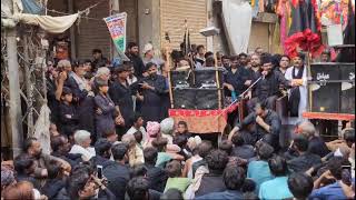 Allama Syed Farhan Haider Abidi 10 Muharram Majlis Aza Ashora Jaloos Chowk Gogera [upl. by Francois]