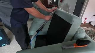 Upholstery Cleaning  One Stop Carpet Care [upl. by Mansur]