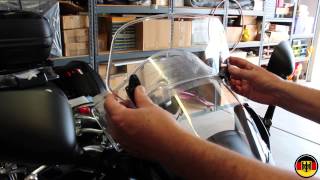 2011 Suzuki GSX1250FA MRA XCreen Touring Windscreen Installation [upl. by Linn]