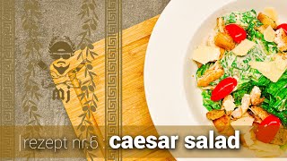 Caesar Salad schnelles Rezept mit classic Dressing [upl. by Gilbart]