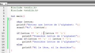 LANGAGE C  17  Les opérateurs logiques et la sensibilité à la casse [upl. by Edan]