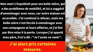 Mon mari sinquiétait pour ma bellemère qui a des problèmes de mobilité et lui a suggéré [upl. by Roderich]