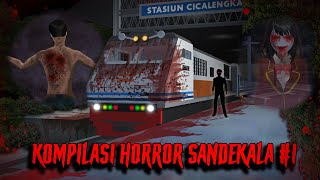 Kompilasi Siksa Neraka amp Kereta Berhantu Full Movie  HORROR MOVIE SAKURA SCHOOL SIMULATOR [upl. by Nimocks]