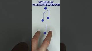 RITMO ROCK COM JOGO DE DEDOS DAS NOTAS MUSICAISFINGERPLAY ATIVIDADES PEDAGÓGICAS DE MUSICALIZAÇÃO [upl. by Coheman]