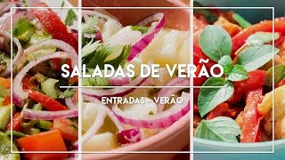 Saladas para o Verão  Receitinhas de Verão 5 [upl. by Marthe]