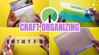 MUST HAVE Dollar Tree Organizers For Your Crafts [upl. by Elleinahc]