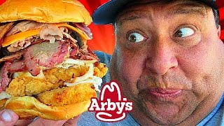 ARBYS® Denali Meat Mountain Sandwich Review [upl. by Rollet]