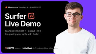 Surfer Academy Live Demo and SEO Best Practices [upl. by Kiyohara]