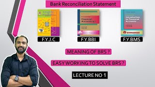 1 bank reconciliation statement class 11  FYBBI FYBMS  siraj shaikh [upl. by Aillicirp]