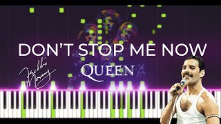 Queen  Dont Stop Me Now Piano Cover SHEETMIDI [upl. by Adiam]