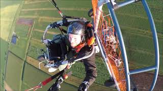 Very fast paramotor trike TAKE OFF [upl. by Chelsy265]