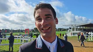 Astier NICOLAS  HITCHQOTE DU COUDRAY après dressage Mondial du Lion 2024 [upl. by Koo651]