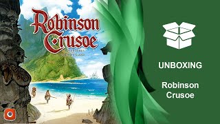 Unboxing Robinson Crusoe board game [upl. by Lubba]