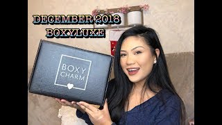 BOXYLUXE DECEMBER 2018 boxyluxe boxycharm [upl. by Hareemas]