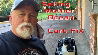 Yamaha 6HP Outboard Motor Carburetor Removal and Cleaning  Mother Oceans New Dinghy Motor [upl. by Eltrym]