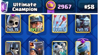 best mortar miner little prince deck in clash royale Luminary [upl. by Llemhar733]