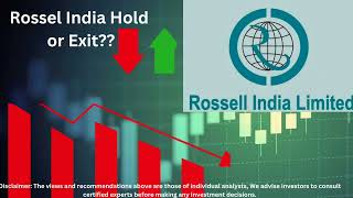 Rossell India Share Latest News  Rossell India Demerger News  share trading youtube [upl. by Dwayne]