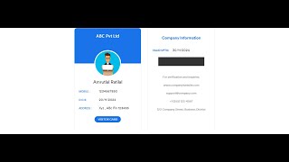 Generate Visitor ID Cards web application [upl. by Amelita]