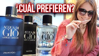 Acqua Di Gio Eau de Parfum VS Profondo VS Profumo [upl. by Amikay488]