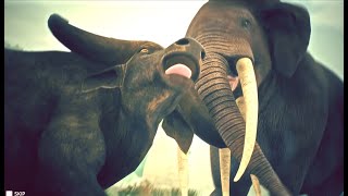 All Animals Kill Buffalo Cutscene in Ancestors The Humankind Odyssey [upl. by Hachman]