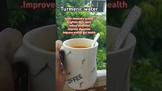 Turmeric Water and its benefits ❣️💪 healthtips [upl. by Akcinehs]