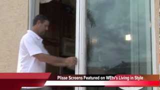 Plisse Retractable Screens for Sliding Glass Doors [upl. by Hesketh]