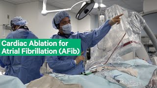 Cardiac Ablation for Atrial Fibrillation AFib [upl. by Latsyrc]