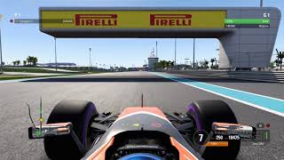 F1 2017  Abu Dhabi Yas Marina McLaren Setup  Hotlap [upl. by Dodson]