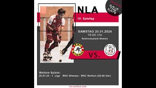 NLA 10 Spieltag RHC Wimmis vs RHC Wolfurt [upl. by Wallace]