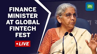 LIVE Finance Minister Nirmala Sitharamans Address At Global Fintech Fest [upl. by Modnarb]