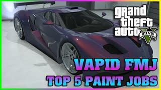 VAPID FMJ TOP PAINT JOBS  Finance and Felony  GTA 5 Online DLC [upl. by Airtap]