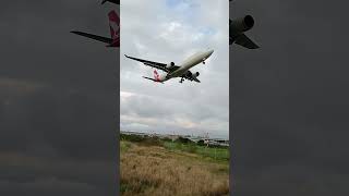 🧈Qantas a330🧈aviation airplane landing butter [upl. by Sitnerp465]