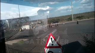 Protestors raid KM4 at Ressano Garcia border post [upl. by Aschim347]