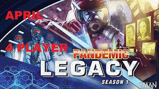 Pandemic Legacy Season 1 April Episode 4 [upl. by Drazze838]