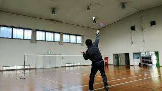 Badminton smash shot 3 [upl. by Aicad]