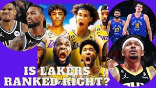 Lakers 4th Heading Into The Season Post Bucks Trade [upl. by Rehsa]